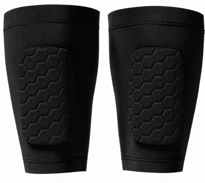 GOAT Elite Black out Fabric Shin Pads