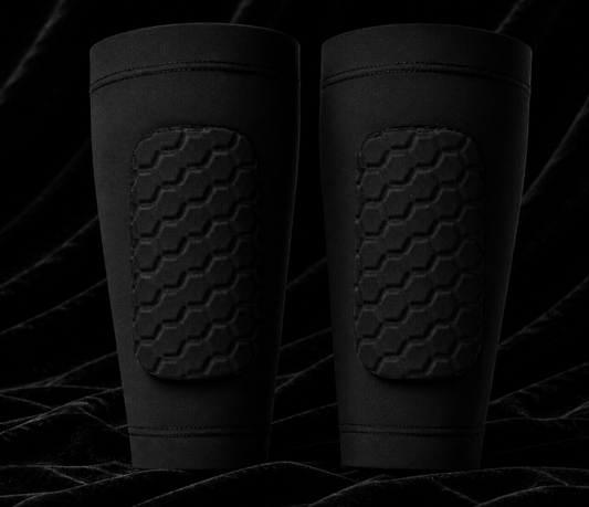GOAT Elite Black out Fabric Shin Pads